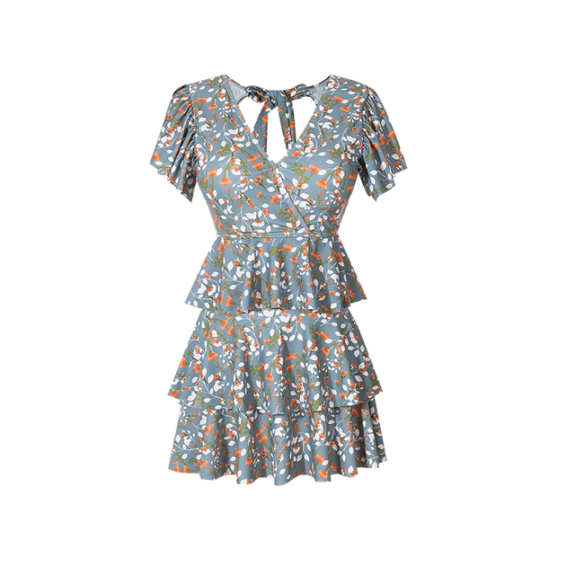 2025 New Couple Swimsuit Women's Split Skirt Two-piece Set with Flat Angle Conservative Belly Covering and Slimming Men's Beach Swimming Trunks