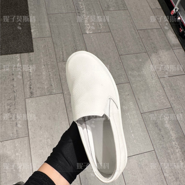 ECCO Aibu women's shoes casual shoes 2025 spring new versatile leather shoes commuting shoes Soft and cool 219253
