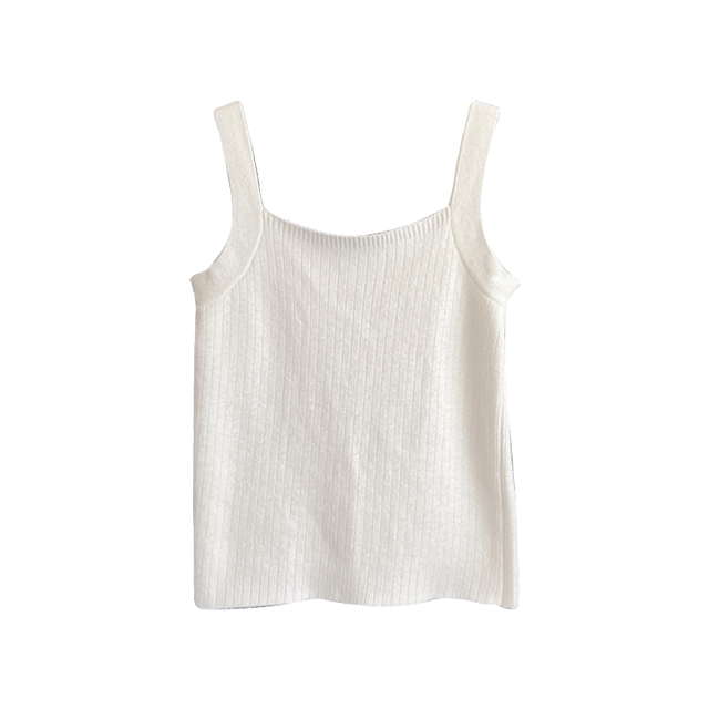 Women's autumn and winter 2025 new thickened velvet camisole vest with wide shoulder straps to cover the milky white base warm top