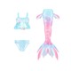 Mermaid tail children's swimsuit girl princess skirt bikini clothing hot spring split babies swimsuit girl