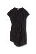 Nordic niche tot shirt skirt for women asymmetric slanted V-neck temperament slim pleated silhouette dress for women