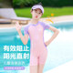 Huili children's swimsuit girls 2025 new one-piece medium-sized children's baby professional training swimsuit girls swimsuit