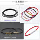 Stainless steel snap button braided steel wire hand rope button handmade diy connection buckle interface accessories leather rope closing buckle head