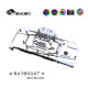 Bykski A-RX7800XT-X graphics card water block public version AMD Radeon RX 7800 XT