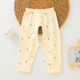 Baby autumn pants pure cotton spring new babies open crotch pants autumn and winter single -piece pajamas pants pants pants and children leggings

