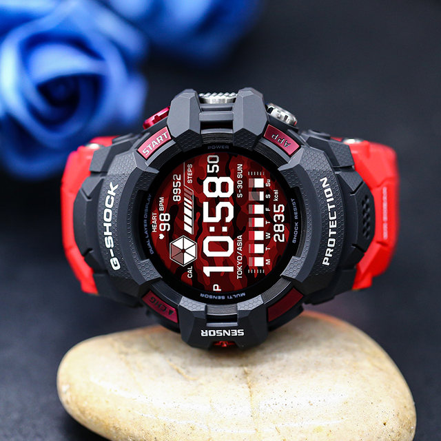 Gsw H1000 G Shock Puls CASIO GSHOCK GSW-H1000-1A4CR Men's Red