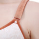 Large size sports underwear shockproof fixed colored cotton large cup cotton lining without steel ring girl bra