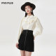 FIVE PLUS fancy tweed skirt women's high waist A-line skirt short skirt zipper temperament women's winter clothes