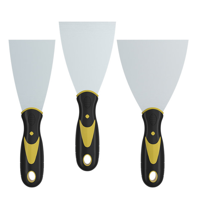 Stainless steel shovel clean putty knife wall leather caulking shovel small scraper putty knife tool small gray shovel scraper scraper