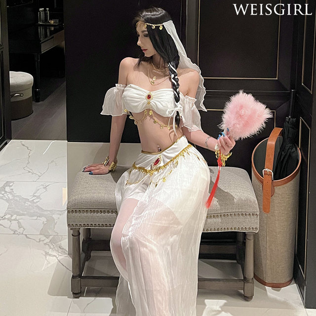 weisgirl sexy Greek goddess exotic Western Cleopatra Indian dancer Dunhuang dancer costume