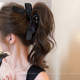 Large black bow clip women's high-end 2025 new style hair clip shark clip ponytail hair clip hair clip