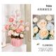 Simulated flowers rose bouquet chrysanthemum ornaments home dried flowers living room fake flowers high-end flower arrangement floral table flowers