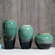 Qinyuanchun Jingdezhen hydroponic ceramic vase new Chinese European modern home flower arrangement three-piece set
