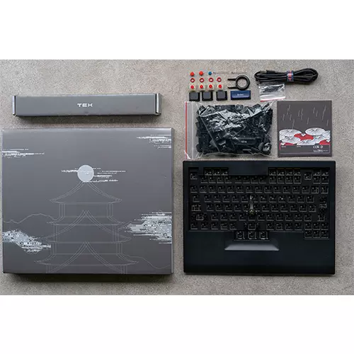 现货TEX Shinobi机械键盘DIY客制化套件热插拔小红点Thinkpad套件-Taobao