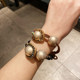 High-end headband pearl 2025 new style hair tie small rubber band women's hair rope Korean hair band ball headband hair accessories
