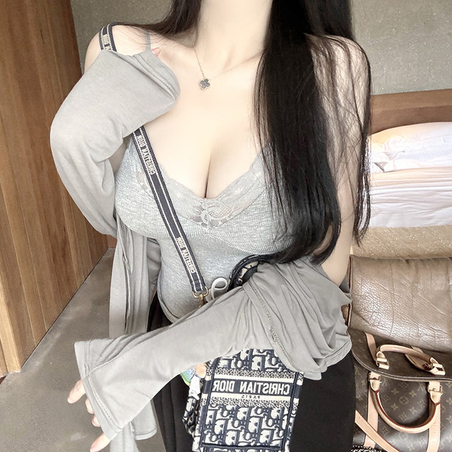 MISS CHANGE Cut Men's Lace Switching Stranging BRA/Comes with chest pad 2024