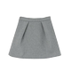 Autumn and winter new woolen skirt female retro casual small small high -waisted A -line panton skirt flower buds skirt