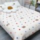 2m 2.3m thickened milk velvet bed cover autumn and winter fleece blanket quilted sheets anti-slip