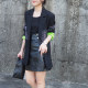 2024 spring and autumn slim and versatile black high-waist PU skirt half-body A-line short skirt temperament commuter leather skirt women