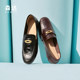 
Senda Loafers Women's 2025 New Retro Wrinkled Super Soft Sheepskin Flat Loafer Single Shoes ZTF14AA5