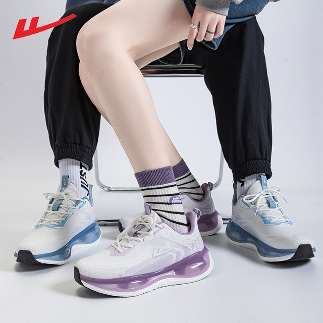 Pull-back running shoes for women, spring and autumn mesh shoes, women's casual running shoes, women's lightweight shock-absorbing air-cushion shoes, aerobics shoes, sports shoes