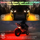Motorcycle LED magic light modified atmosphere light waterproof multi-color belt remote control brake steering Bluetooth suitable for Harley