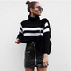 AliExpress sexy pocket zipper PU leather half-length skirt for women European and American retro irregular hip skirt 9523