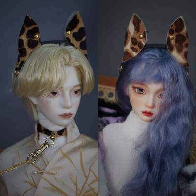 taobao agent [Leopard Leopard Ear] BJD baby uses leopard leopard ears, Dabbin ear three points, four -point uncle, uncle circle leads to trigger hoop