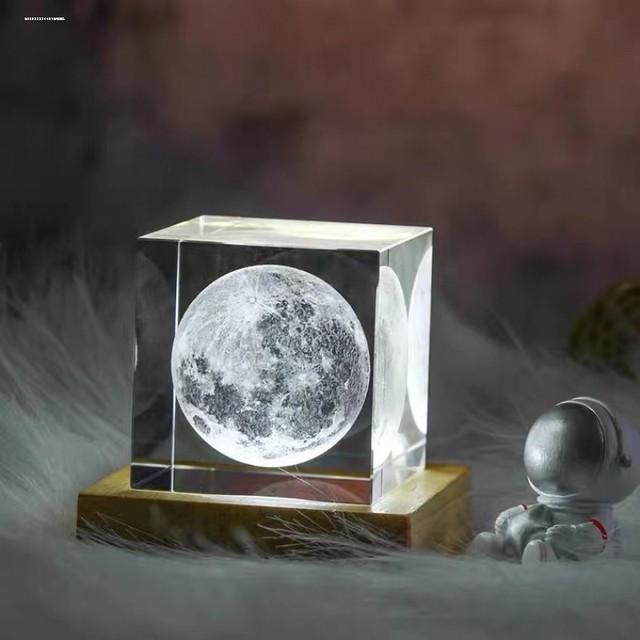
Creative transparent crystal decorative atmosphere desktop ornament base bedroom couple gift gifts