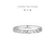 Chow Tai Fook bursts of ice shattered gold and gold starry sky 925 silver ring women AB40399