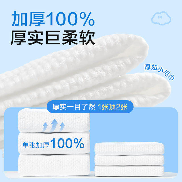 Coati/Little Raccoon Yunsen Soft Facial Washing Towel Disposable Wet and Dry Facial Washing Towel Suitable for Mothers and Infants