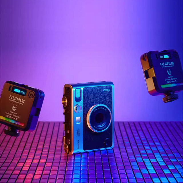 Fuji instax one-time imaging mini Evo accessories magnetic RGB fill light