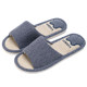 Jieliya linen slippers men's summer indoor home wooden floor anti-slip silent cotton linen slippers women's spring and autumn