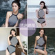BE Fan De'an One-piece Swimsuit Fashion Female Triangle Pure Desire Sexy Slim Hot Spring Vacation