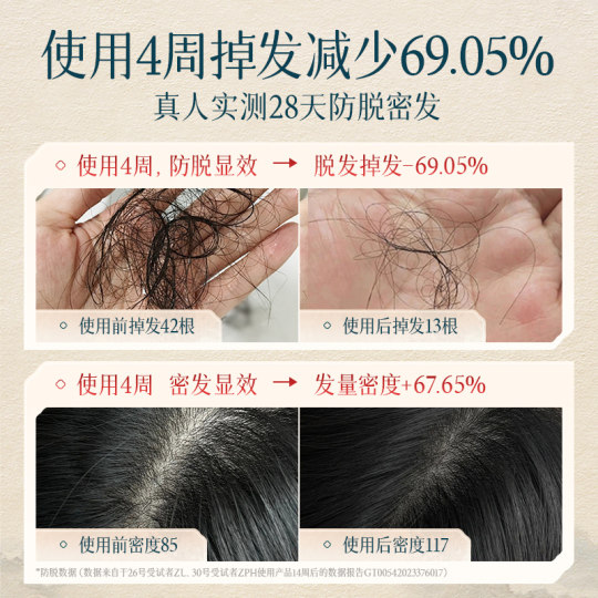 Changfa Xiaozhai Ginger Restraint Hair Anti-Deletion Strong Shampoo Oil Control Anti-dandruff Fluffy Shampoo Shampoo