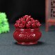 Cinnabar treasure pot ornaments Living room Wangzhai 2023 Living room ornaments Desktop small ornaments Porch ornaments