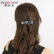 Light luxury retro clip for women's headwear medium-sized fashion spring clip back head hair clip one-line clip hair clip horizontal clip hair clip