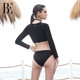 BE van der An 2025 new fashion series split swimsuit women's triangle skirt sunscreen fabric wear-resistant