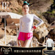 BE Fan De'an surf series split swimsuit women's long-sleeved suit conservative resort hot spring