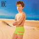 BE van der An Children's Medium-Grand Children's Boxer Swimming Bottoms Children's Super Elastic Skin-friendly Soft Sports Professional Training Swimming Equipment