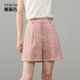 Yalida tie-dye Yamamoto shorts pink pants for women's summer casual pants 2025 new thin five-point straight pants