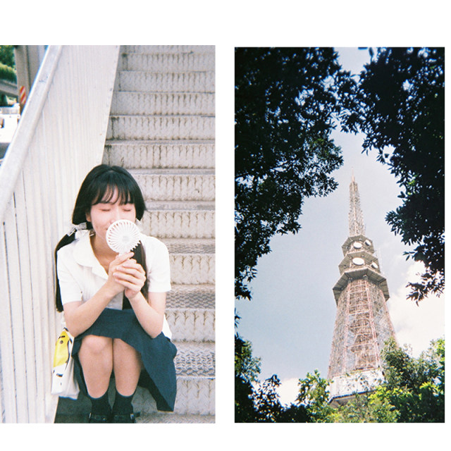 Fuji Kodak retro disposable film camera color point-and-shoot 1986 film camera with flash birthday gift for women