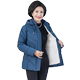 Western-style cotton-padded jackets for outer wear, Western-style Internet celebrity 2023 new mother's clothing, middle-aged and elderly women's clothing, plus velvet and thickened cotton clothes