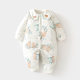 
Winter baby thickened warm jumpsuit for girls, autumn and winter quilted baby boy's pure cotton warm cotton clothes