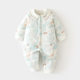 
Baby jumpsuits, girls' clothes, autumn and winter new quilted boys' clothes, pure cotton, thickened and warm, cotton-padded clothes