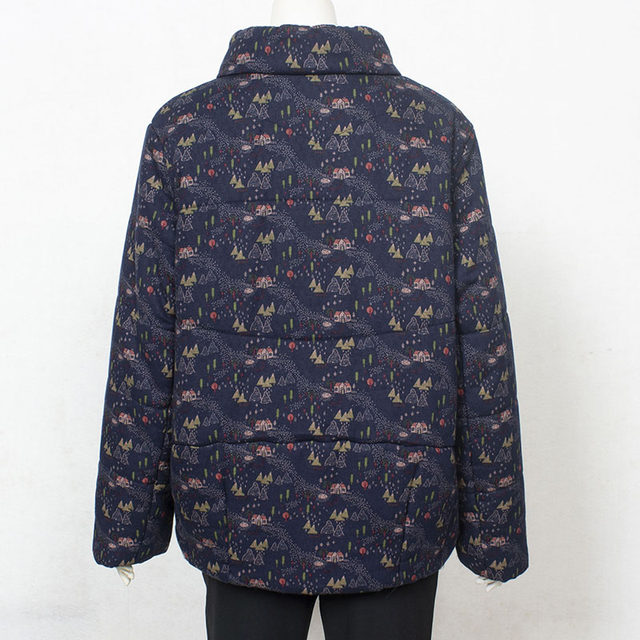 Grandma's cotton coat, 60, 70, 80, plus size, mother, wife, autumn and winter pure cotton clothing, middle-aged and elderly women's cotton-padded jacket