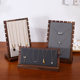 Walnut widened necklace display stand beige pendant hanging board jewelry display board high-end jewelry display props