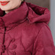 Elderly women's down jacket women's new Chinese style 60-year-old 70-year-old grandma's warm white duck down jacket thick mother's winter cotton-padded jacket