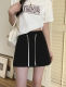Pocket drawstring Sports Halway Skirt Female Spring New High Limin Short Aid A -line hip short skirt Besides
