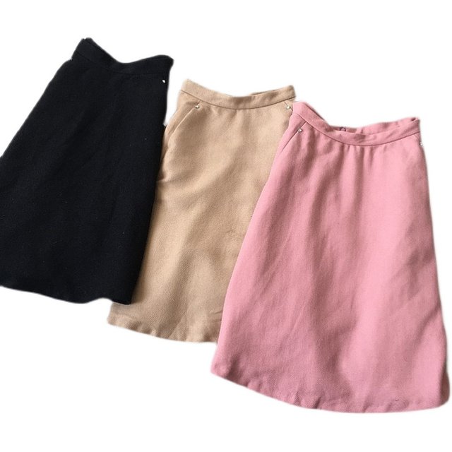 Women's Day Single Product High Waist A-shaped Zipper Mid-length Fashionable and versatile Women's Spring and Autumn and Winter Skirt Umbrella Skirt